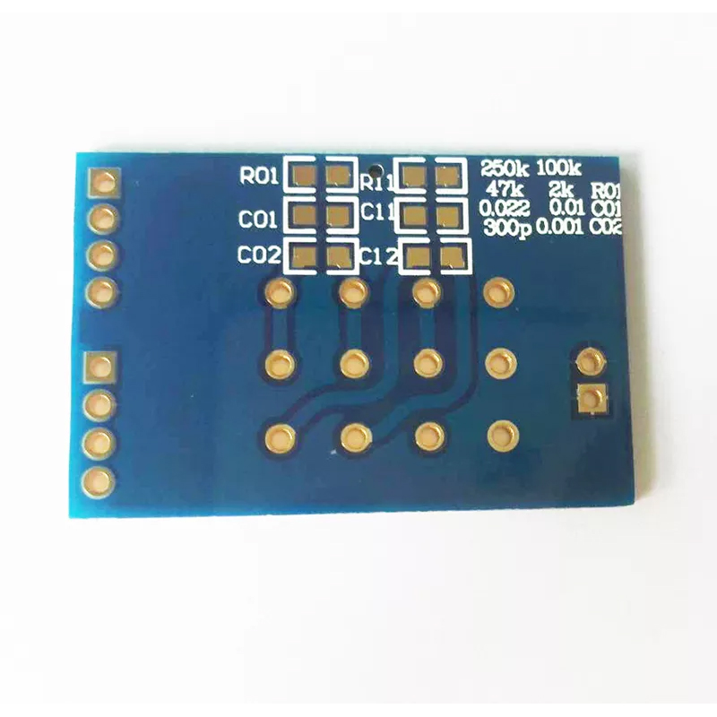 1PC Black Blue Connection PCB Solder PCB immersion gold FR4 PCB for ALPS RK27 RK16 amplifer volume potentiometer