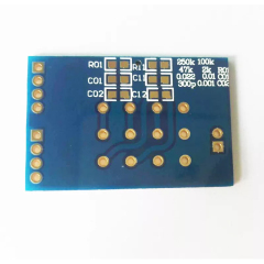 1PC Blue Black PCB for ALPS RK27 RK16 amplifer volume potentiometer with 2 terminal block connectors HIFI DIY parts