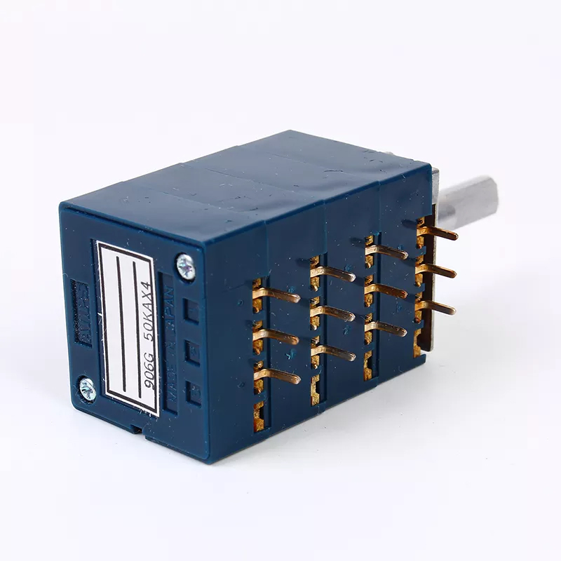 1PC ALPS RK27 4 Channels Volume Potentiometer Attenuator LOG 10KA 20KA 50KA 100KA Hifi Audio DIY parts