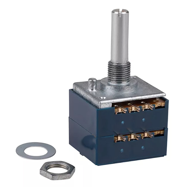 1pc Original Japan ALPS RK27 VOLUME Dual 10K 50K 100K 250K Potentiometer Round shaft 2X3 pin