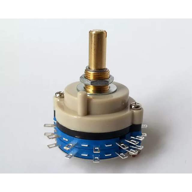 1PC 2 Pole 12 Step ROTARY SWITCH Attenuator Pot Potentiometer Volume Control DIY