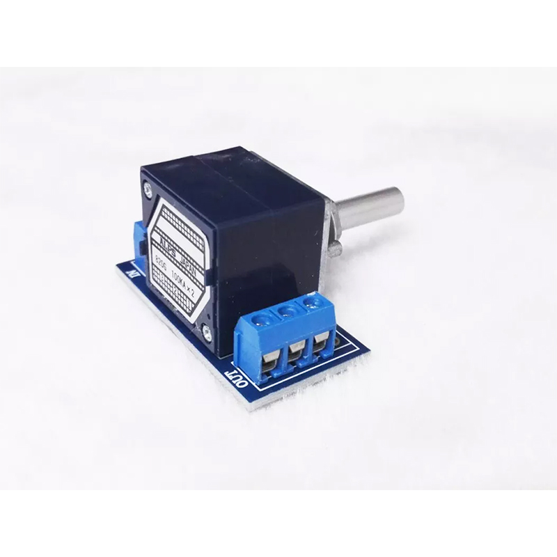 1PC ALPS RK27 100K 50K 250K 20K 10K Round shaft peduncular shaft amplifer volume potentiometer with PCB