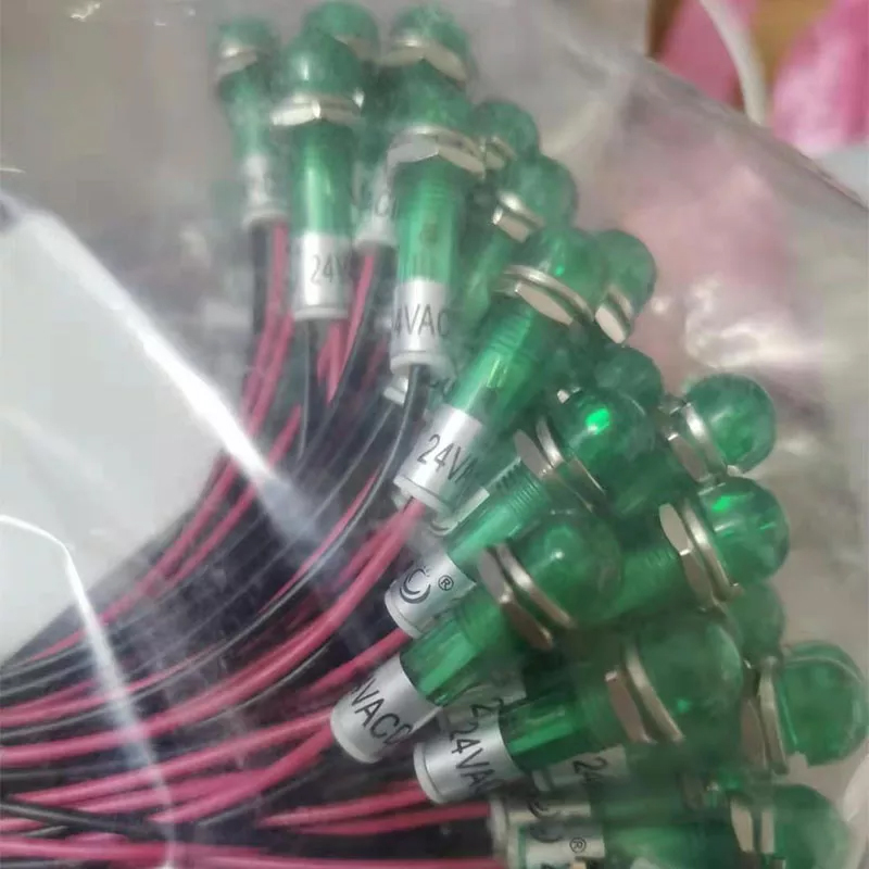 100 pcs 12V 24V tube radio dial indication Lamp Light Bulb LED power light