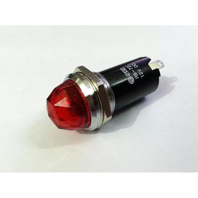1PC Red Tube AMP radio dial indication Lamp Light with 12V/3W Bulb