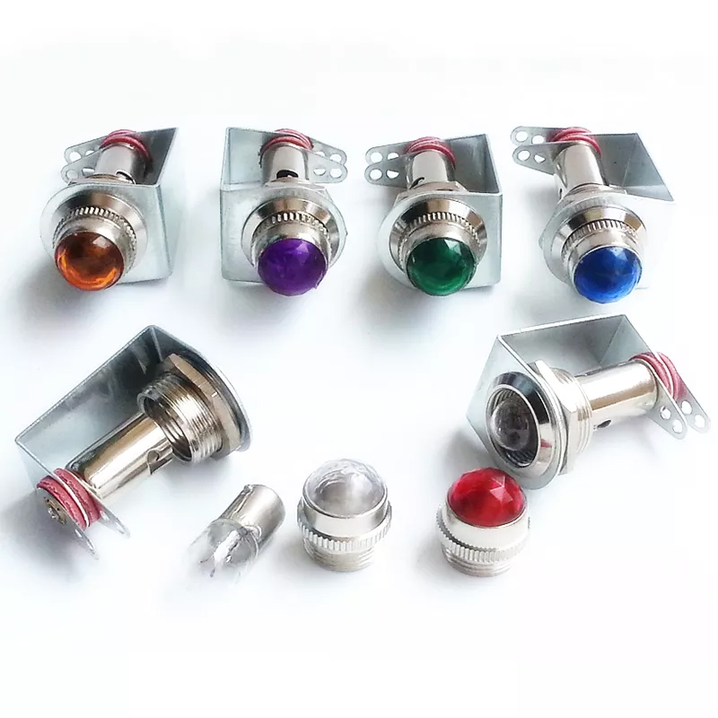 1PC 5 colors Tube AMP radio dial indication Lamp Light with 6.3V 0.15A Bulb BAYONET pin