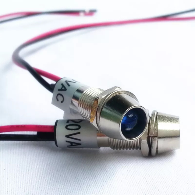10 pcs 120V tube radio dial indication Lamp Light Bulb LED Green light power light