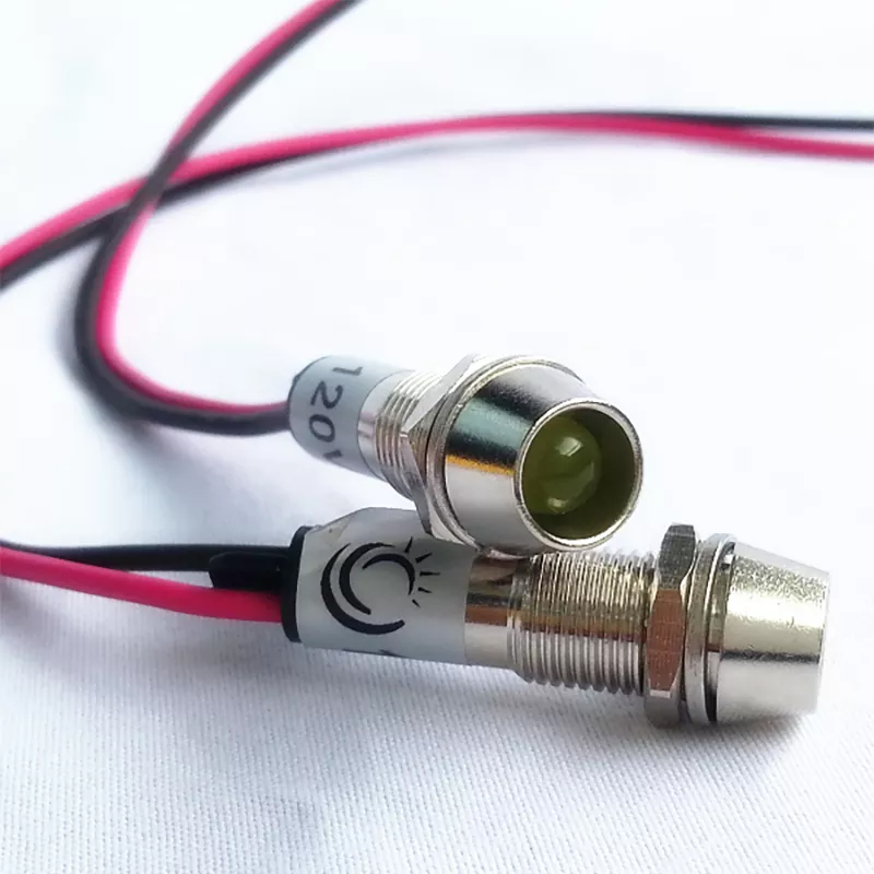 10 pcs 120V tube radio dial indication Lamp Light Bulb LED Green light power light