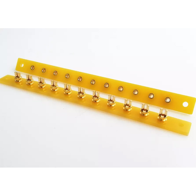 1PC EIZZ 11pins 24K Gold Plated Copper TURRET Guitar AMP TAG BOARD STRIP BOARD