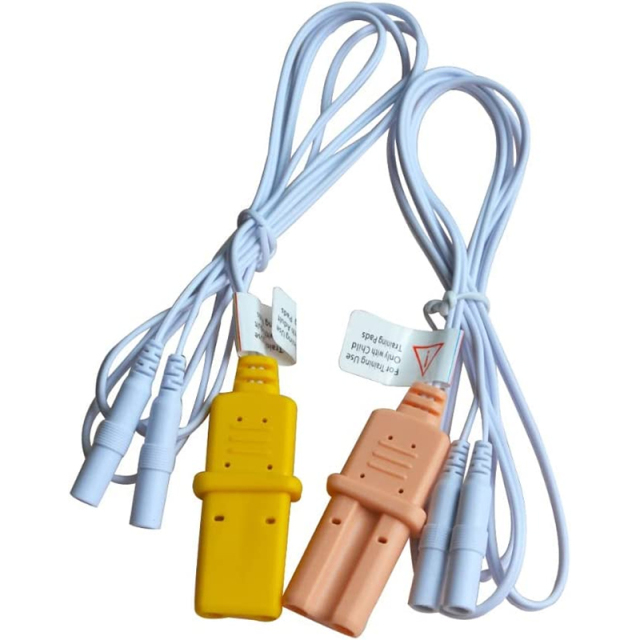 Original Cable Wire Connetor Cord Adult Child Pediatric of AED Trainer XFT-120C+ XFT-120C First Aid Training
