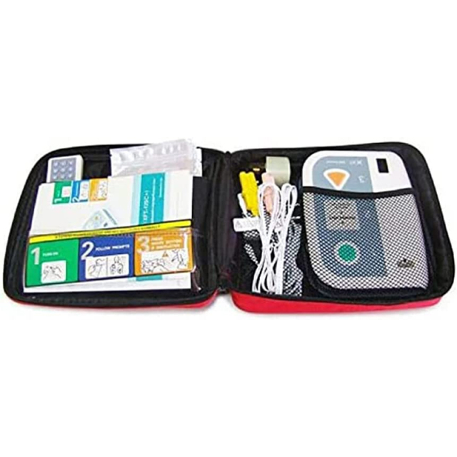 AED Trainer XFT-120C+ First Aid Training Kit CPR Teaching Machine First-aid Defibrillator Training Device Unit Voice Prompts English French Spanish Greek Portuguese Korean Hebrew etc. Languages