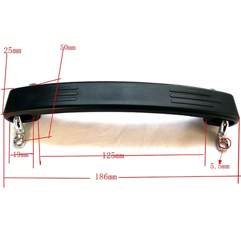 1PC Brown Red color Rubber handle for Fend Guitar amplifier