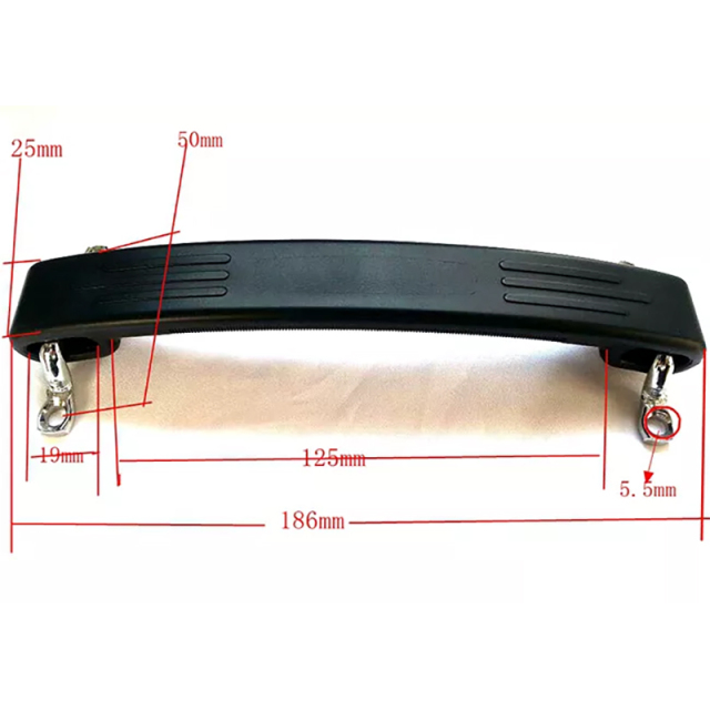 1PC Brown Red color Rubber handle for Fend Guitar amplifier