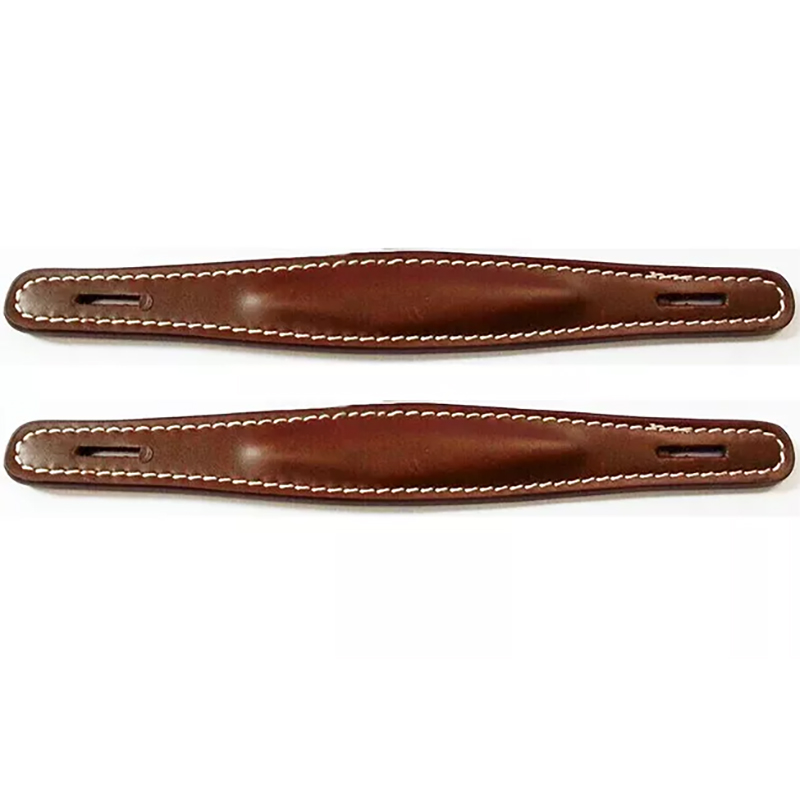 1PC Coffee color Raised Leather handle for Fend Guitar amplifier