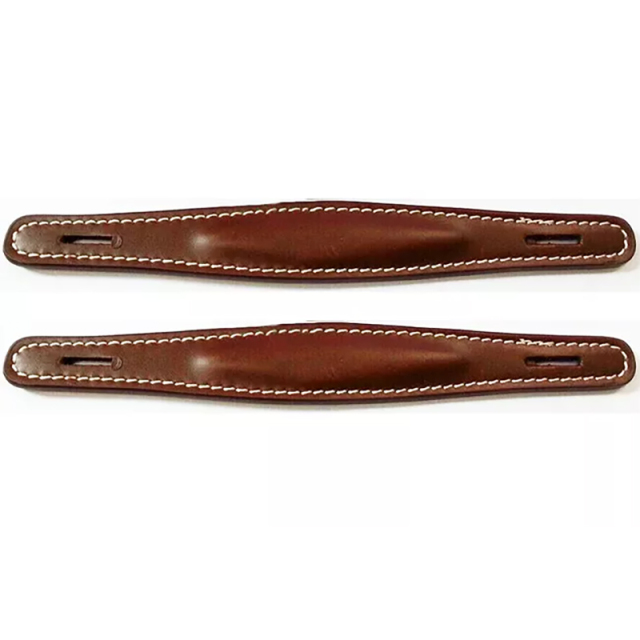 1PC Coffee color Raised Leather handle for Fend Guitar amplifier