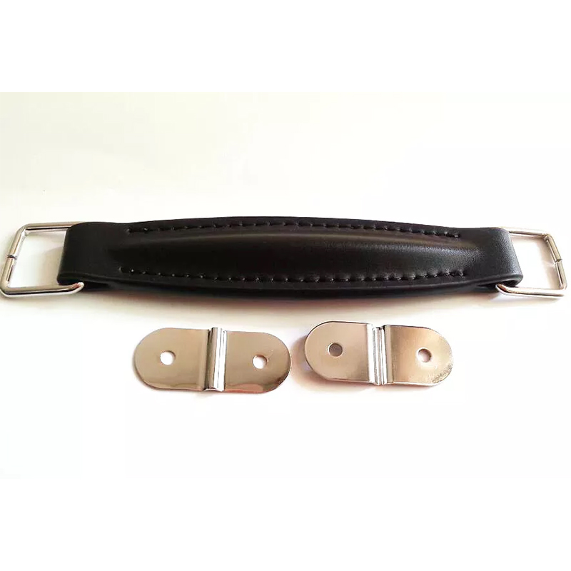 1PC DIY Black Leather Handle Strap For Marshall Guitar AMP Cabinet AS50D/AS100D