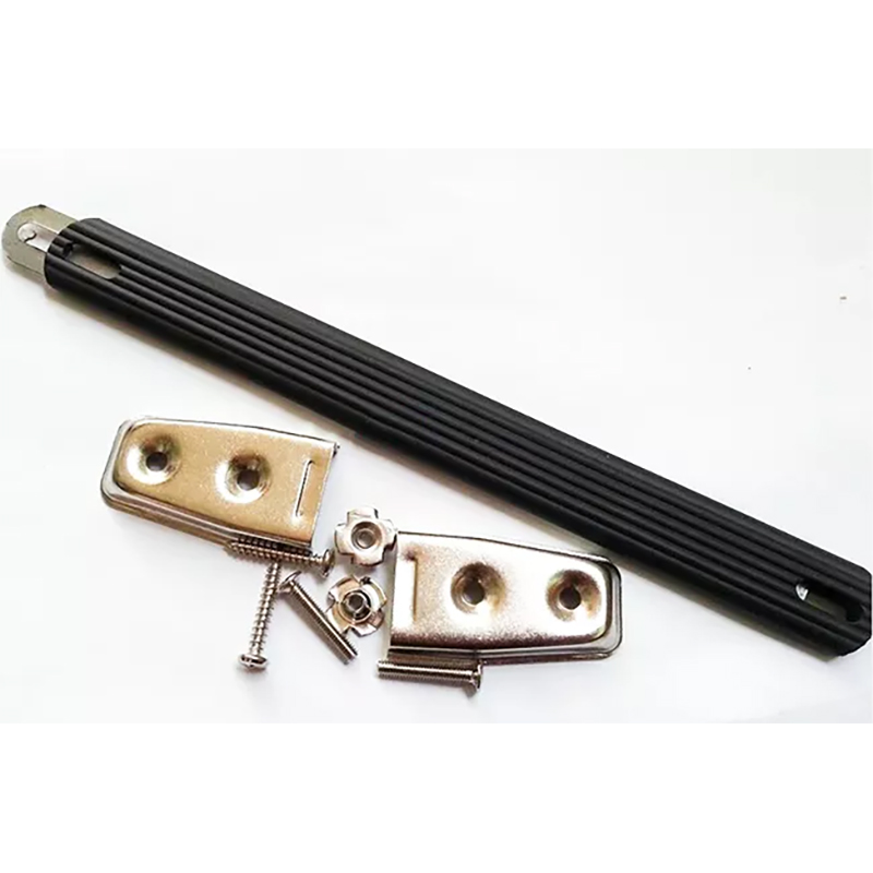 1PC 230x22mm Black Audio AMP Ruber Handle For Guitar Tube Amplifier