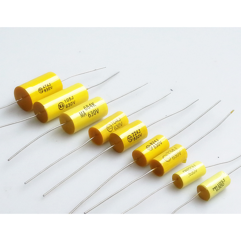 Axial Polyester Film Capacitor For Restoring Vintage Electronics