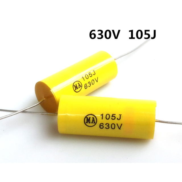 Audio DIY capacitor axial polyester film capacitor 630V 105 1UF
