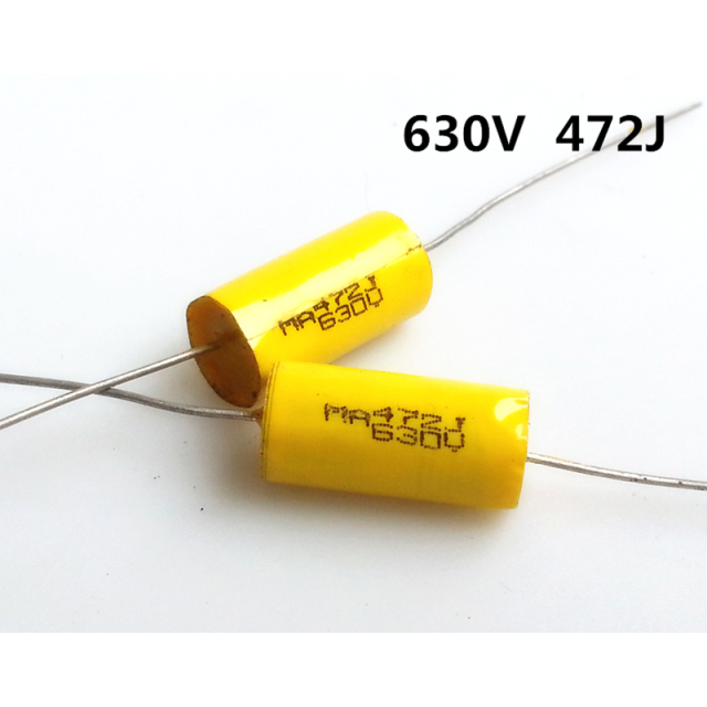 Audio DIY capacitor axial polyester film capacitor 630V 472 0.0047UF 4n7 4700pf