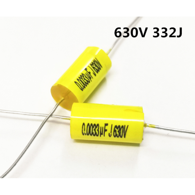 Audio DIY capacitor axial polyester film capacitor 630V 332 0.0033UF 3300pf