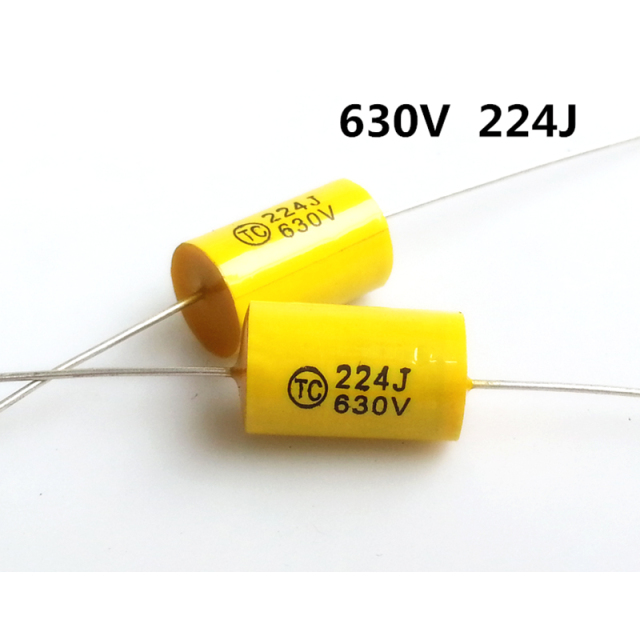 Audio DIY capacitor axial polyester film capacitor 630V 224 0.22uf 220nf