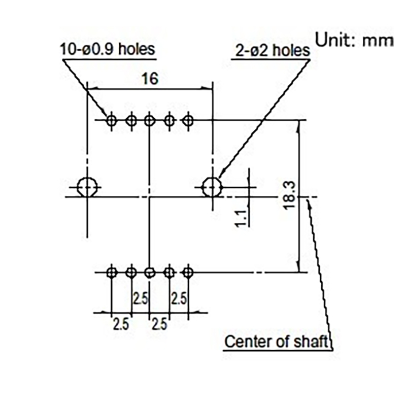 ALPS SRBV 4 postion Potentiome​ter rotary switch