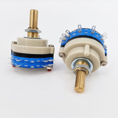 1PC 2 Layers 2 Pole 5steps ROTARY SWITCH Attenuator Pot Potentiometer Volume Control DIY