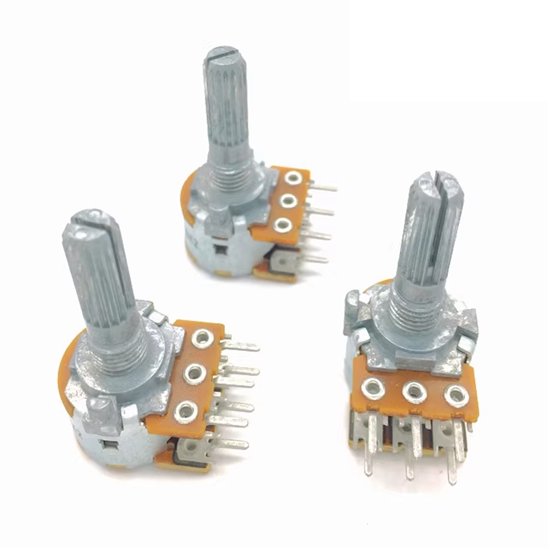 3pin ALPS RK163 Volume potentiometer STEREO 10KB 20KB 50K 100K