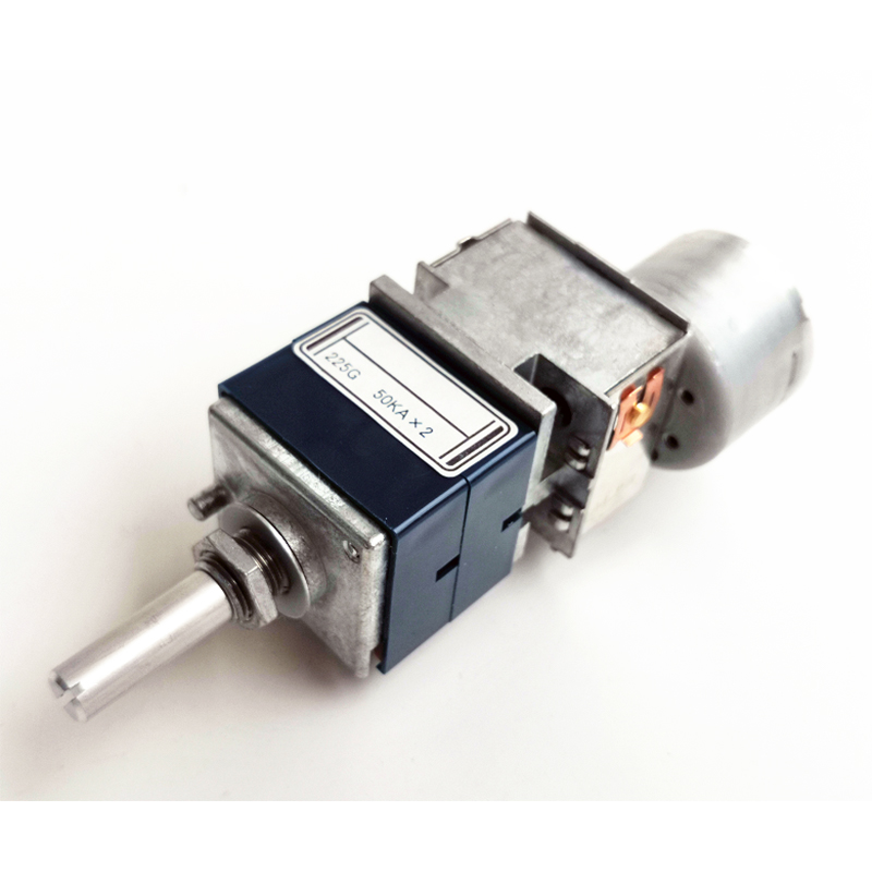 ALPS RK27 Motor Potentiometer Double 10K 50K 100K 6pins HIFI DIY Round shaft