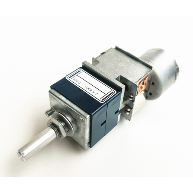 ALPS RK27 Motor Potentiometer Double 10K 50K 100K 6pins HIFI DIY Round shaft