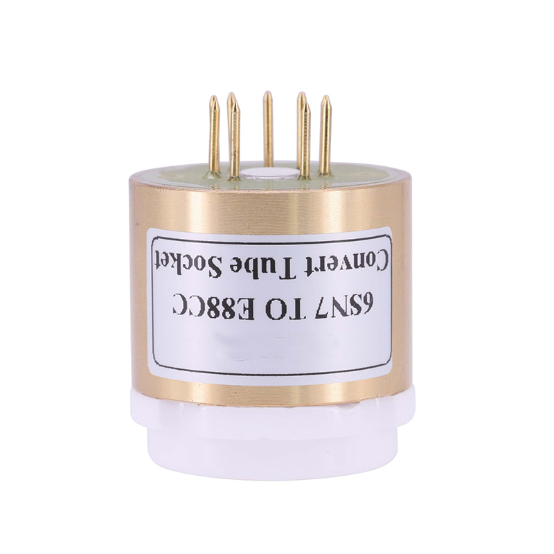 1PC CV181 6SL7 6N8P 6N9P 6SN7 TO ECC88 E88CC 6DJ8 6N2 6922 DIY Audio Vacuum Tube Amplifier Convter Copper shell+EIZZ PTFE Socket C