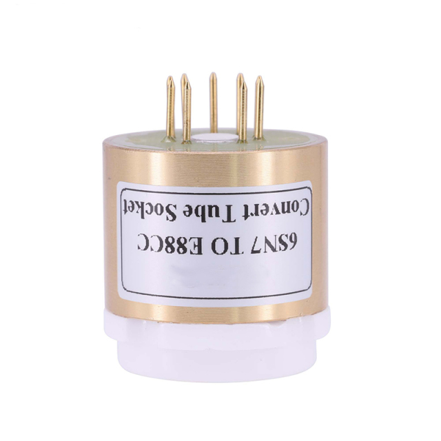 1PC CV181 6SL7 6N8P 6N9P 6SN7 TO ECC88 E88CC 6DJ8 6N2 6922 DIY Audio Vacuum Tube Amplifier Convter Copper shell+EIZZ PTFE Socket C
