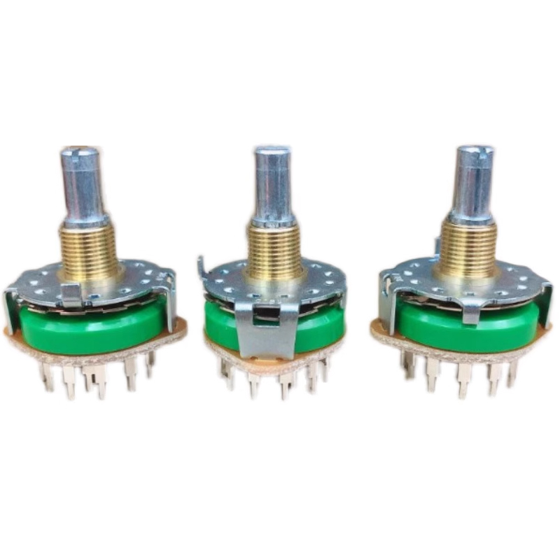 1PC Power amp signal switch ROTARY SWITCH Potentiometer 3 Pole 4 way 4 step