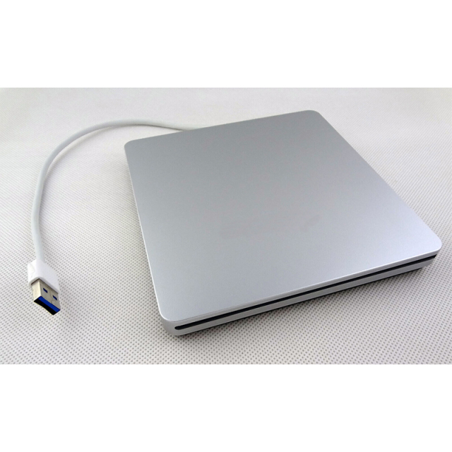 USB 3.0 External Slot Load Enclosure Case For Slot Load CD DVD-RW Blu-ray Drive