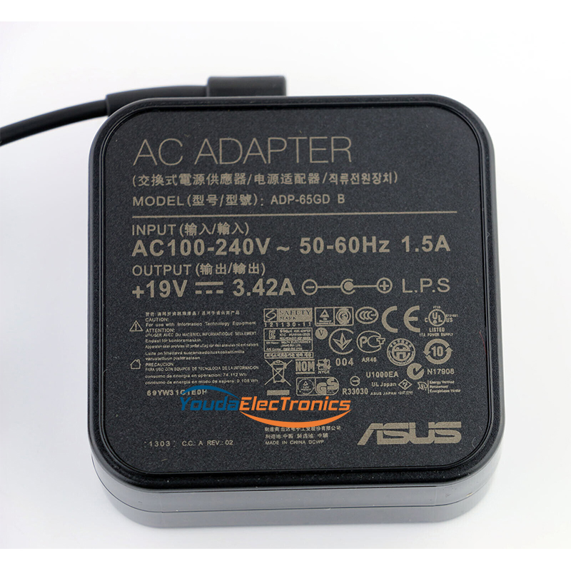 Original ASUS 65W AC Adapter ADP-65GD B For ASUS X550LA-XH51 X551MA X552CL 3.42A