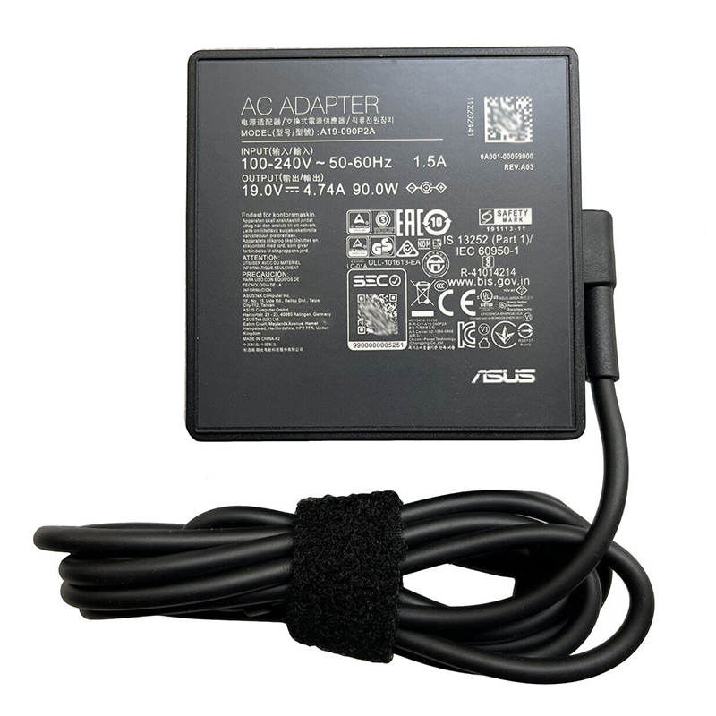 Original 90W AC Adapter Charger For ASUS Zenbook Pro 17 UM6702RA UM6702RA-DB71