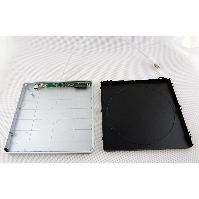 USB 3.0 External Slot Load Enclosure Case For Slot Load CD DVD-RW Blu-ray Drive