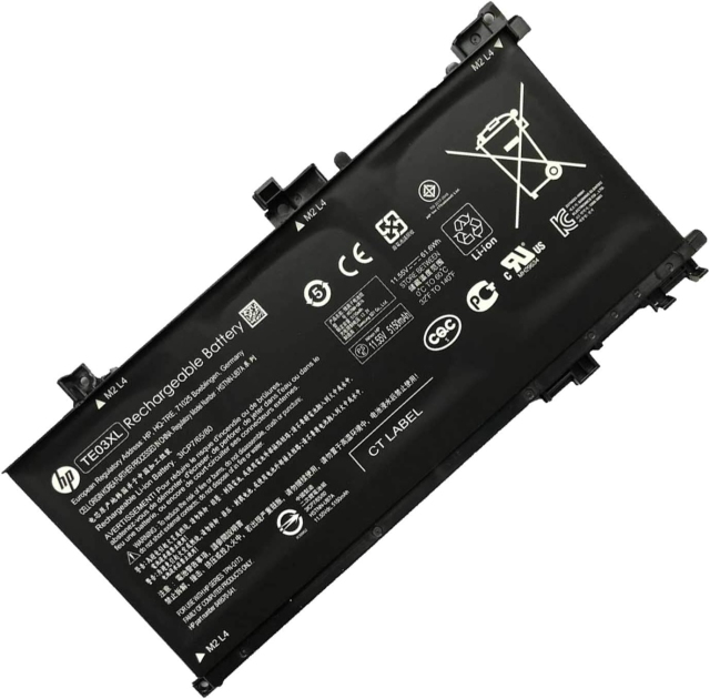 HP TE03XL 11.55V 61.6Wh Laptop Battery Compatible with HP Pavilion 15 UHD OMEN 15 5-BC000 15-BC015TX 15-AX000 Replacement 849910-850 849570-541 HSTNN-UB7A TPN-Q173 Series Laptop
