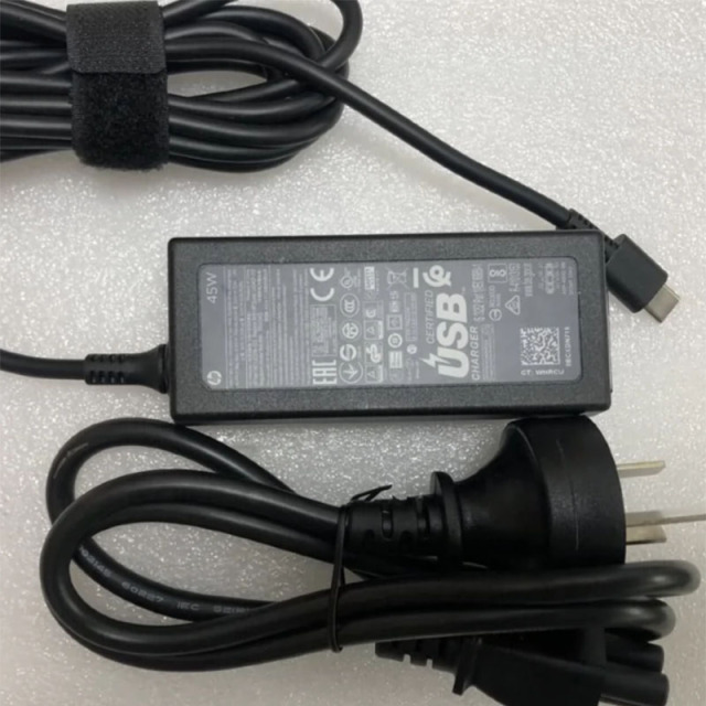 Original New 45W 15V 3A Laptop AC adapter power supply TYPE-C P/N:L43407-001 for HP