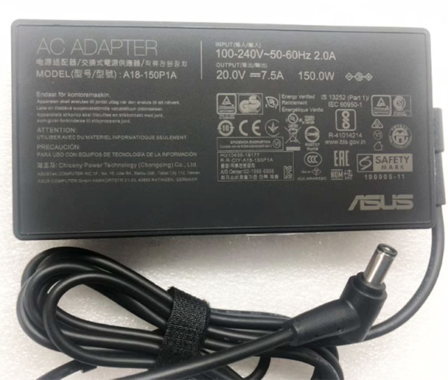 Original New 150W 20V 7.5A Laptop AC adapter power supply For Asus Rog G531GT G731GT FX505 FX505GT FX705GT FX705DT
