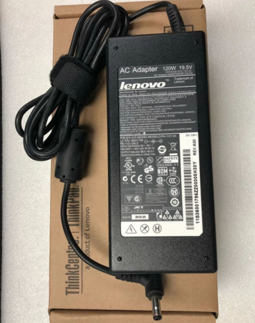 Original New 120W 19.5V 6.15A Laptop AC adapter power supply for For Lenovo Y400 Y430 Y510P Y570 Y580 PA-1121-04