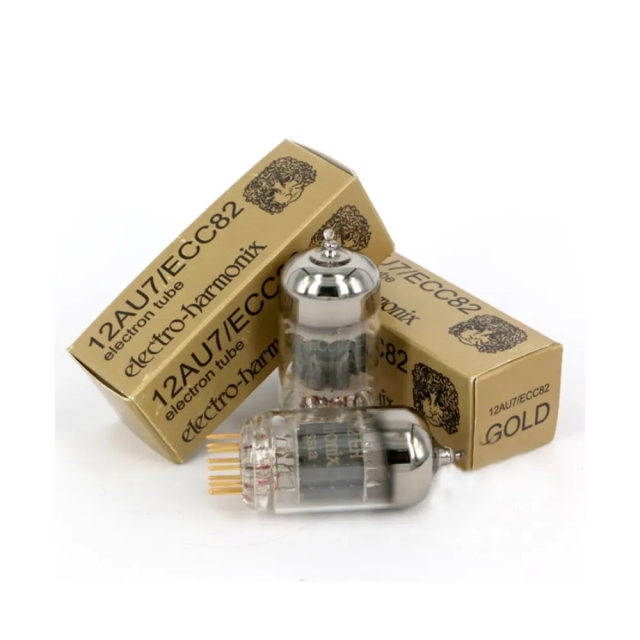 Gold plated pin Audio Valve Vacuum 12AU7EH Electro-Harmonix EH 12AU7 replace ECC82