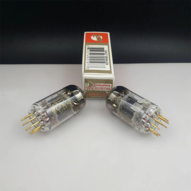 NEW Audio Valve Vacuum Russia Genalex GOLD LION Gold pin ECC82 Replace B749 12AU7  tube amplifier