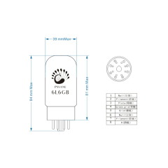 Psvane 6L6GB Vacuum Tube Valve Power Lamp Vintage Audio Amplifier DIY replace 6L6 6L6GC 5881