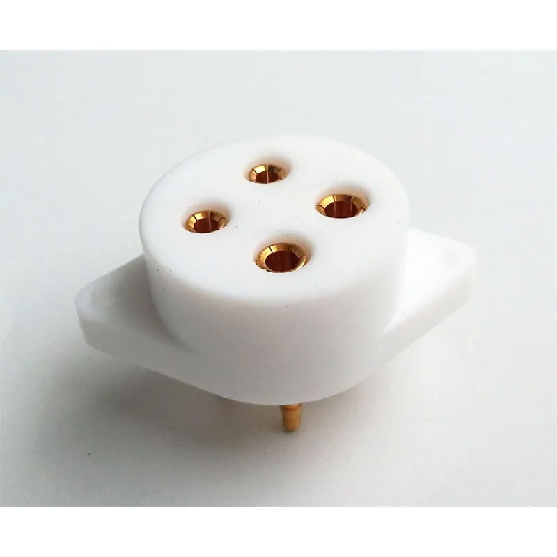 1PC Vacuum tube 2A3 101D 300B 5Z3 811 4pin Teflon tube socket