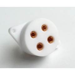 1PC Vacuum tube 2A3 101D 300B 5Z3 811 4pin Teflon tube socket