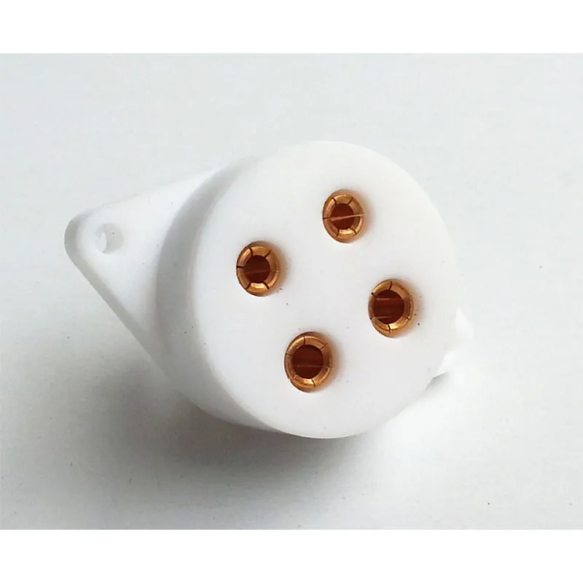 1PC Vacuum tube 2A3 101D 300B 5Z3 811 4pin Teflon tube socket