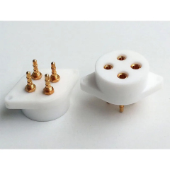 1PC Vacuum tube 2A3 101D 300B 5Z3 811 4pin Teflon tube socket