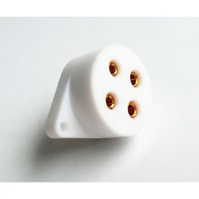 1PC Vacuum tube 2A3 101D 300B 5Z3 811 4pin Teflon tube socket