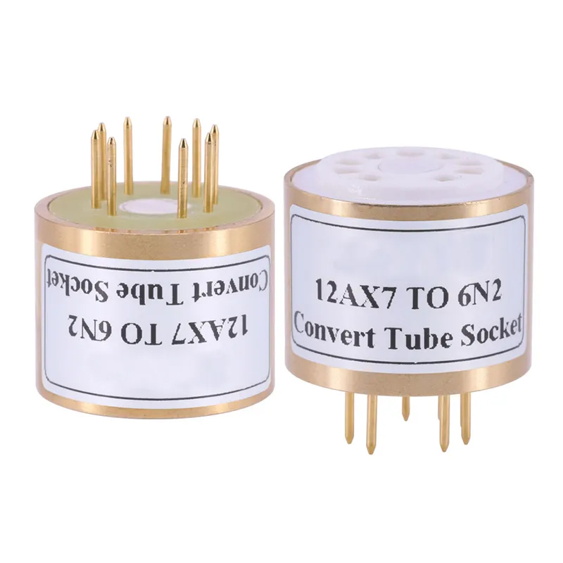 1PC 12AX7 12AU7 ECC82 ECC83 TO 6N2 6N1 6N6 6922 ECC88 E88CC DIY Audio Amplifier Vacuum Tube Convert Socket Adapter HIFI